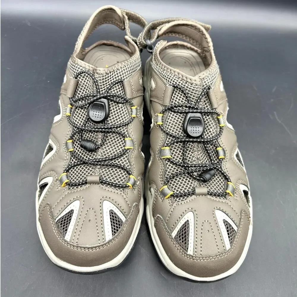 Eddie Bauer Laketrail‎ Mens 9M Olive Closed Toe Hiking Water Sandals